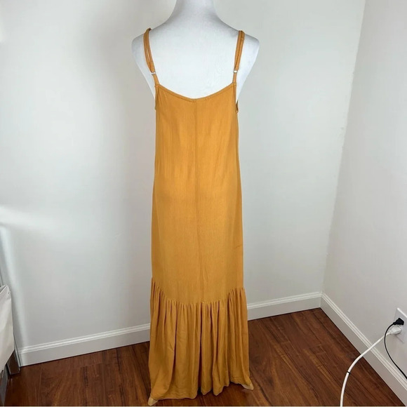 Anthropologie The Odells Oro Maletto Swingy Ruffled Maxi Dress - Picture 9 of 13